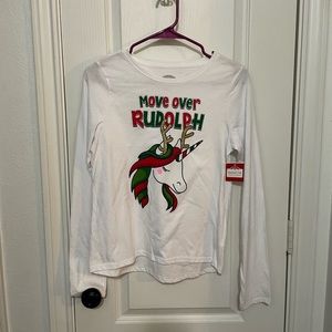 Holiday Time Unicorn Christmas Long Sleeve Shirt